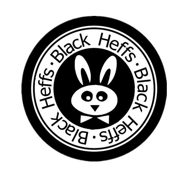Black Heffs Hat Sticker