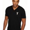 Black “Fresh King Heffs” Premium V-Neck Tee - Image 2
